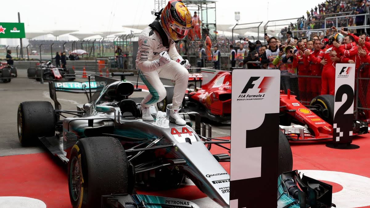 Hamilton ganó el Gran Premio de China en la F1