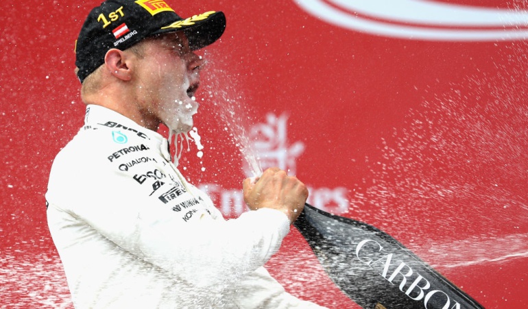 Bottas gritó Victoria en el GP de Austria, Vettel Líder