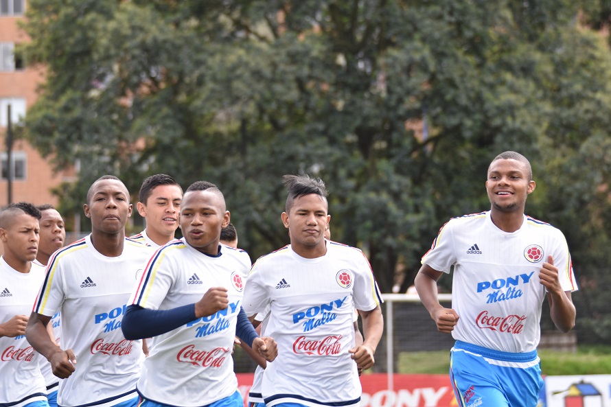 Seleccion Colombia Sub-17 entrenó en Bogotá