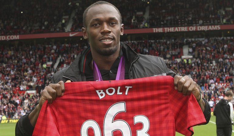 Usain Bolt jugará para el Manchester United
