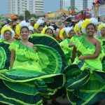 Más de 400 integrantes de Casas Distritales de Cultura hicieron parte de la muestra carnavalera.