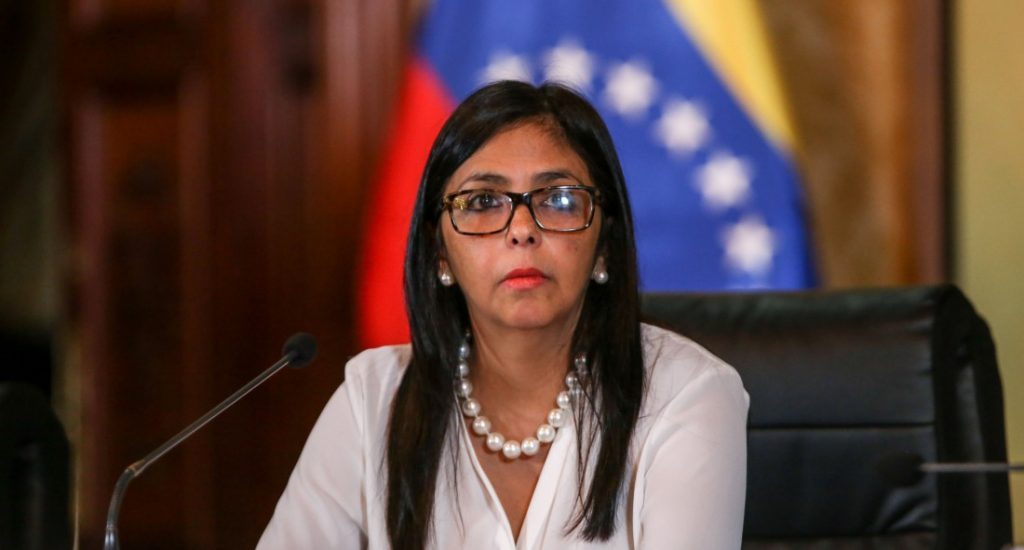 La vicepresidenta de Venezuela, Delcy Rodríguez, entre los 11 sancionados por la UE