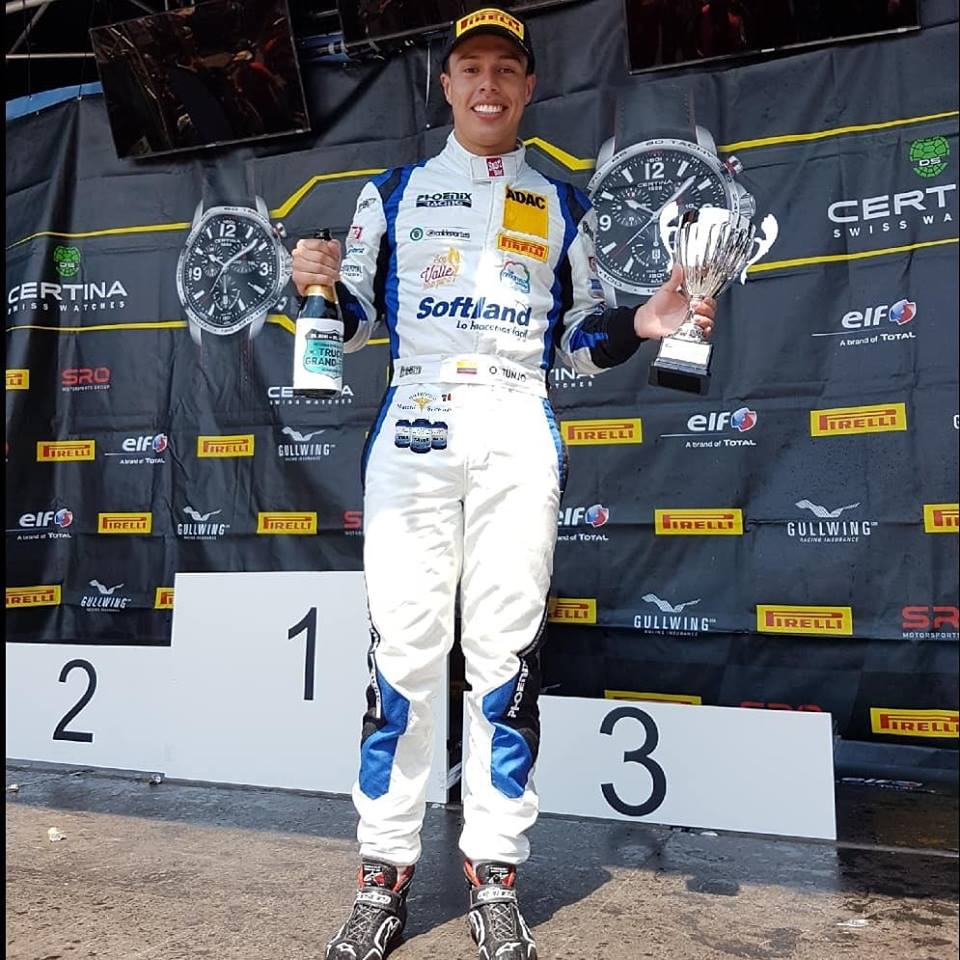 Oscar Tunjo consiguió un  podio muy esperado en Nürburgring