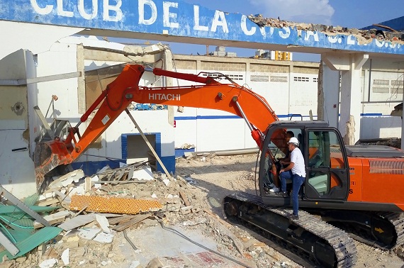 Gobernación inicia la demolición de predios donde se ampliará la Plaza de la Paz