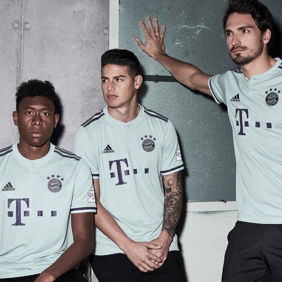 Se conoció la segunda equipación del FC Bayern Múnich para el periodo 2018/19