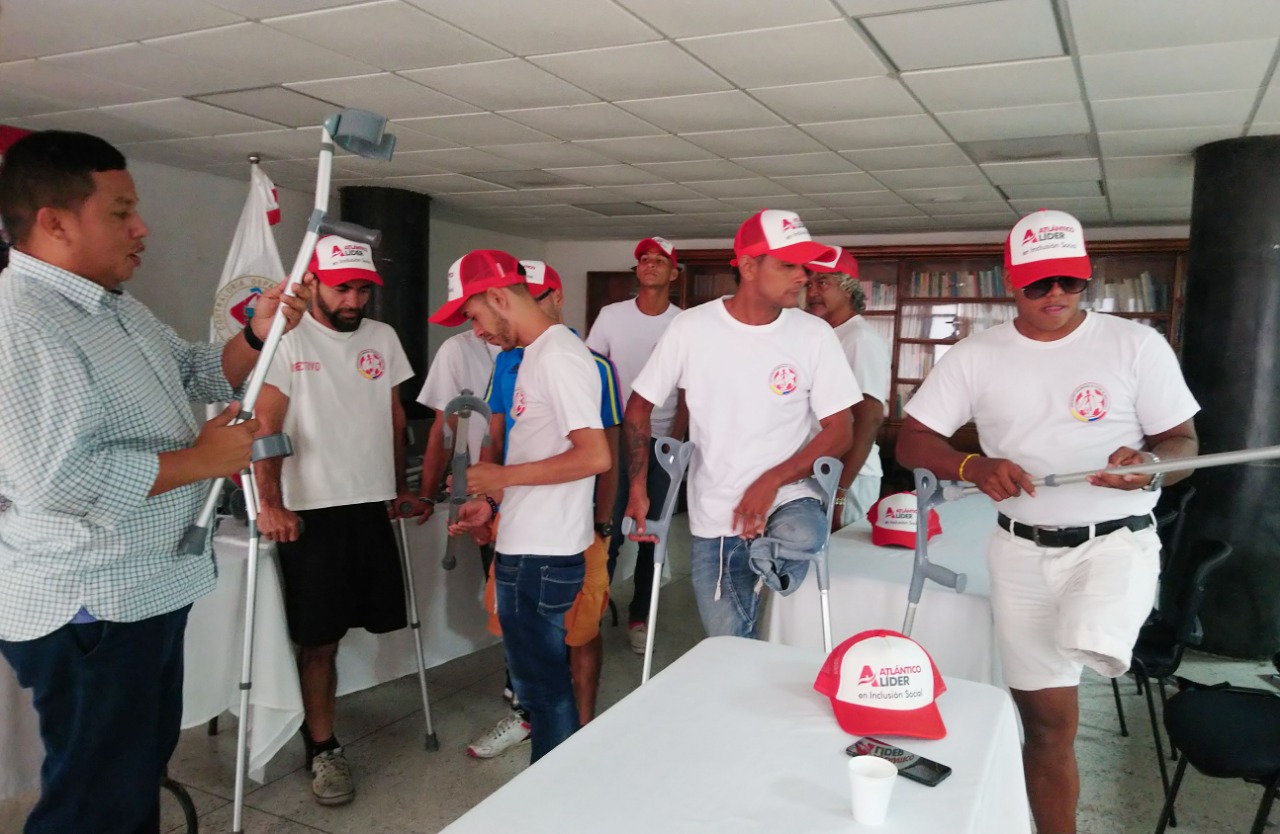 Selección Colombia de Fútbol de Amputados recibe ayuda técnica del Departamento