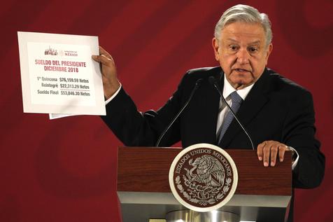 Presidente López Obrador anuncio que salario mínimo en México aumentará 16% en el 2019