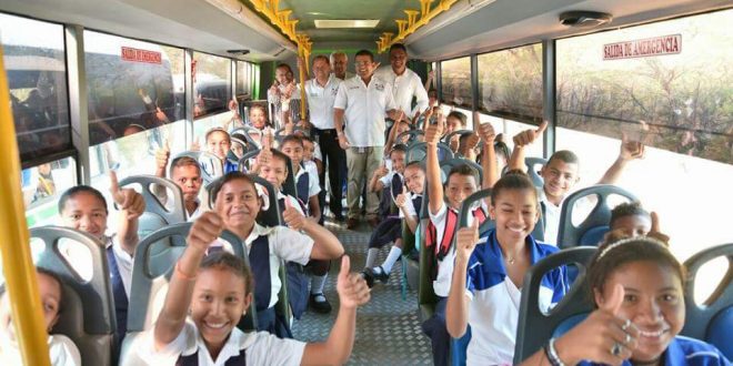Alcaldía de Valledupar aseguró transporte escolar en las instituciones educativas