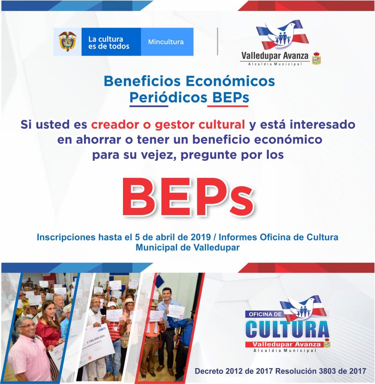 Nueva convocatoria para adjudicar Beneficios Económicos Periódicos, BEPS