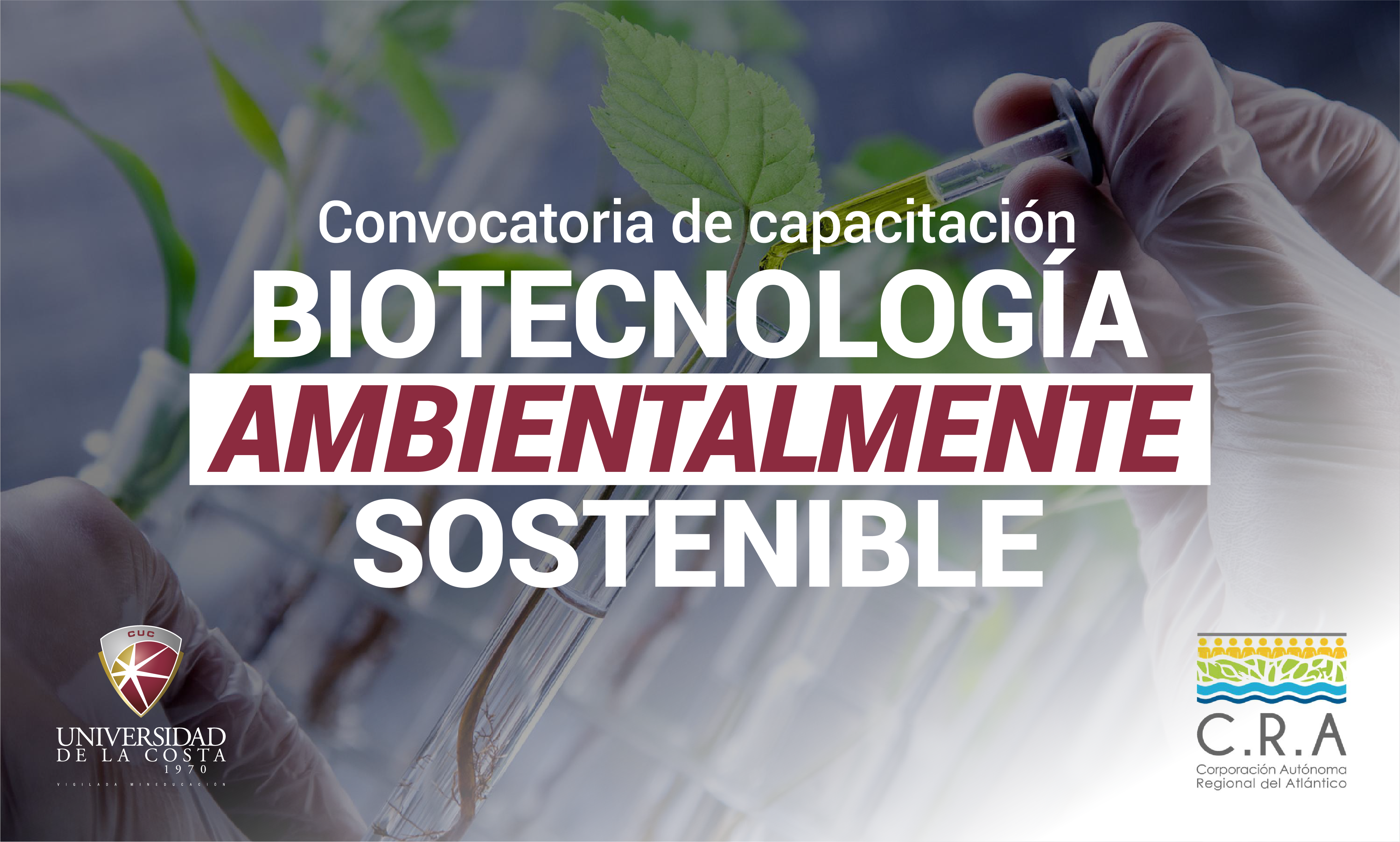 Convocatoria para formación en biotecnología ambientalmente sostenible