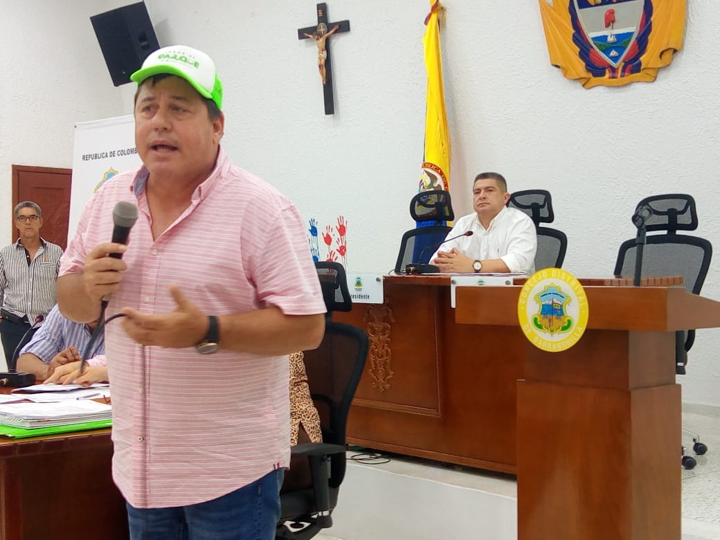Concejo atiende temas sobre sistemas de caños en la ciudad de Barranquilla.