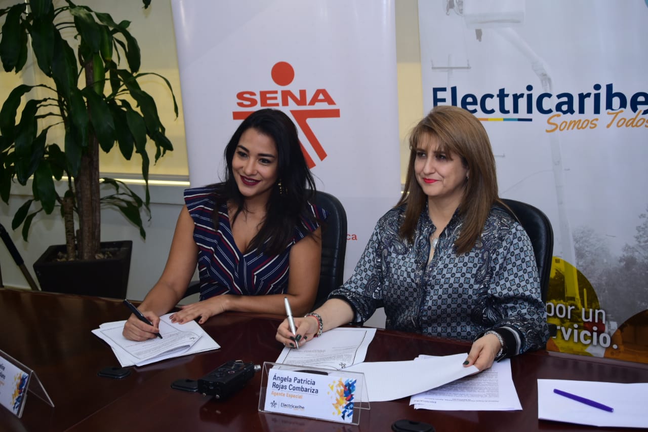 Electricaribe y SENA firman convenio de cooperación académica y técnica