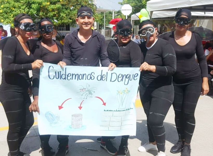 Habitantes de Santo Domingo se movilizaron contra el dengue
