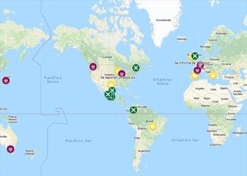 Google lanzó mapa interactivo que muestra lugares con Coronavirus