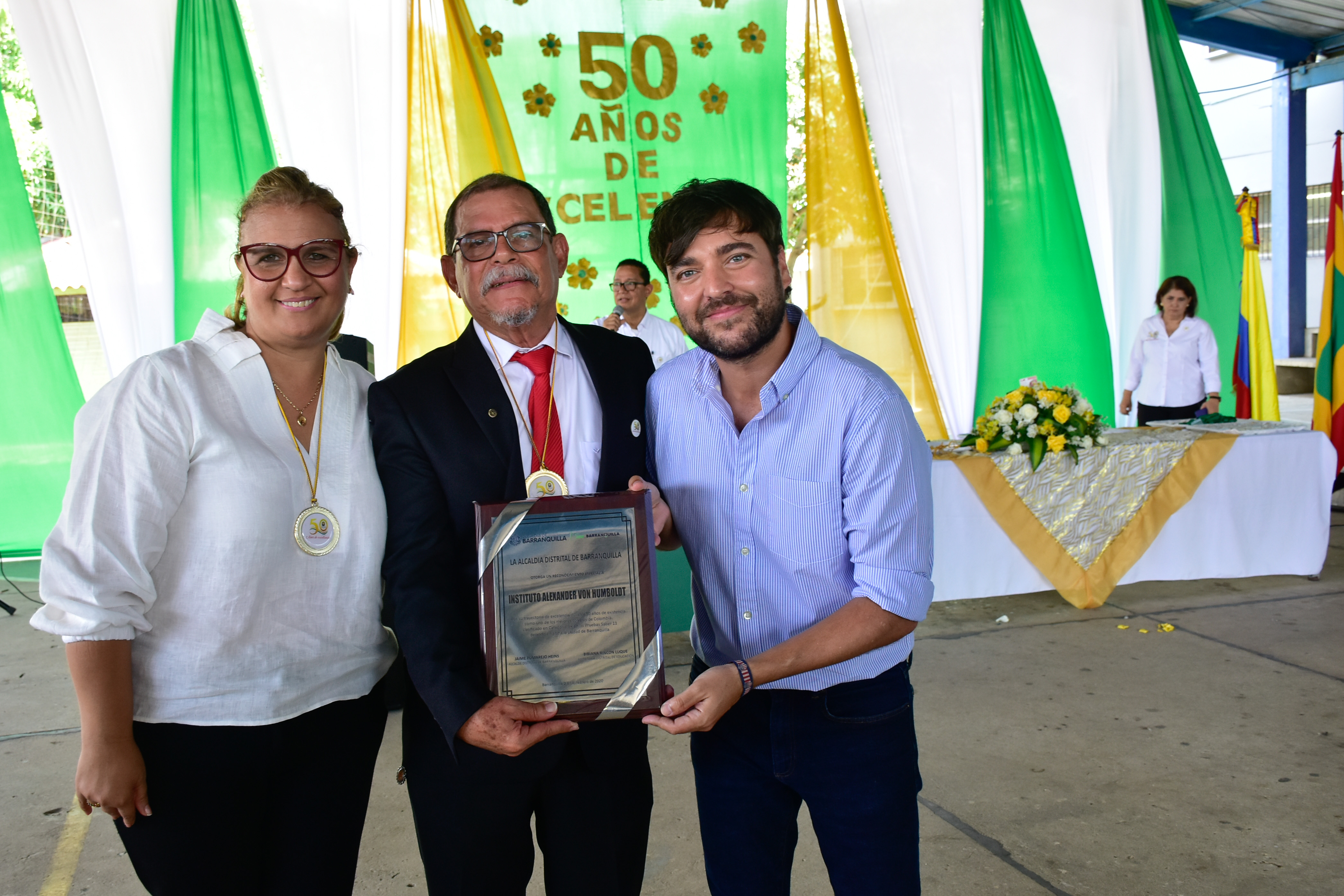 “Celebramos los 50 años de la Humboldt resaltando su compromiso con la calidad educativa en Barranquilla”: alcalde Pumarejo