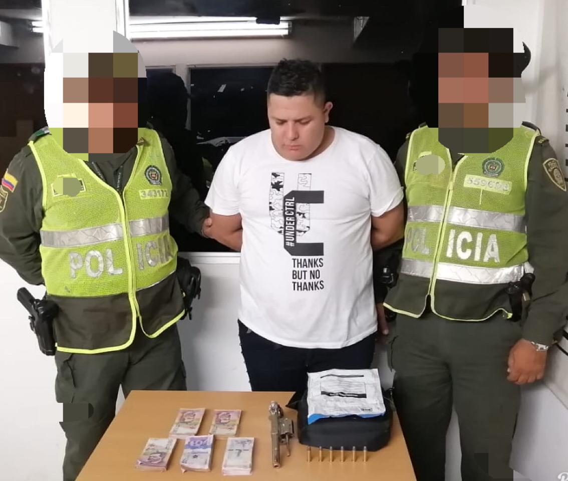 Policía de Barranquilla frustra fleteo y captura a presunto delincuente