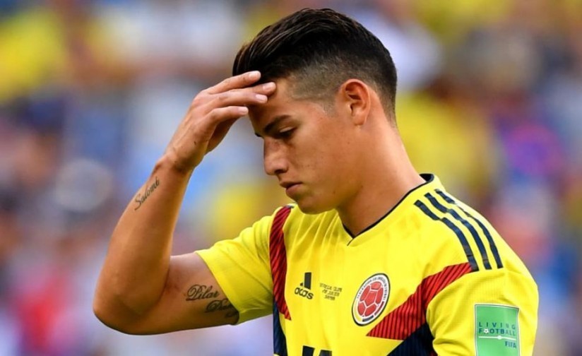 James Rodríguez fue desconvocado de la Selección Colombia para los partidos de Eliminatorias