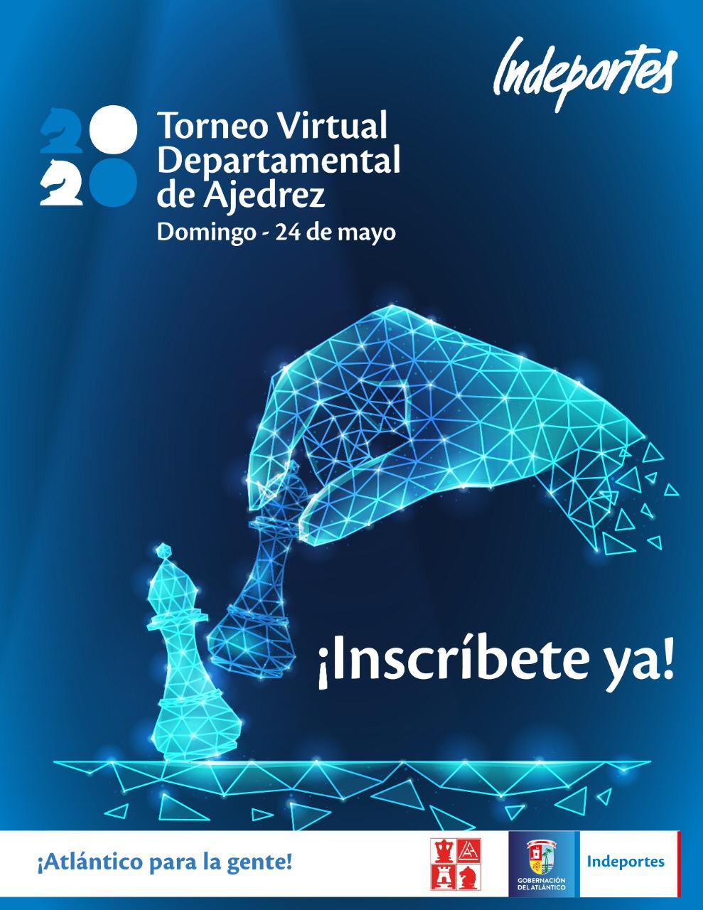 Gobernación e Indeportes Atlántico presenta torneo virtual departamental de ajedrez