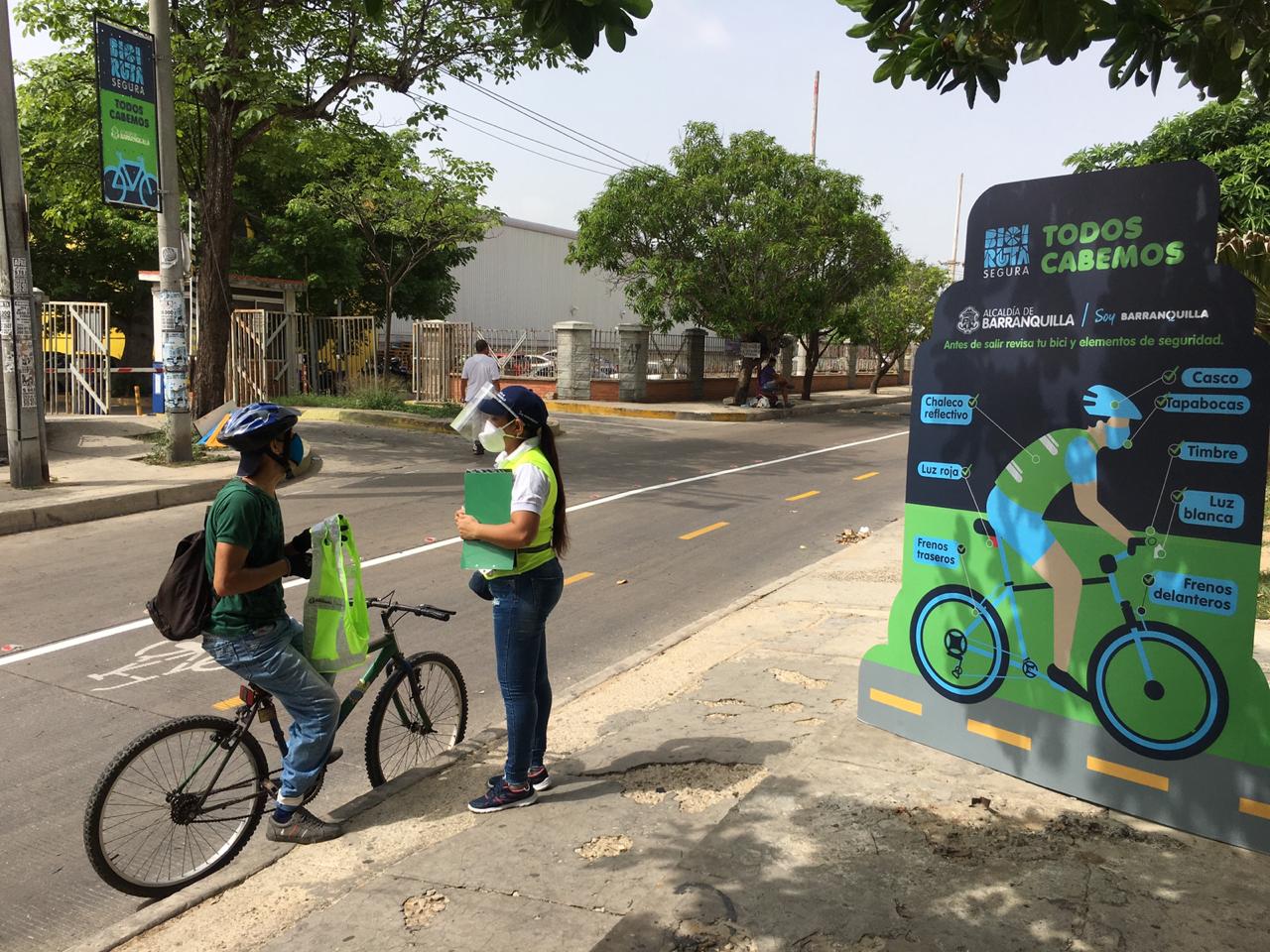 Barranquilla estrena 2,5 kilómetros de ciclorrutas adicionales