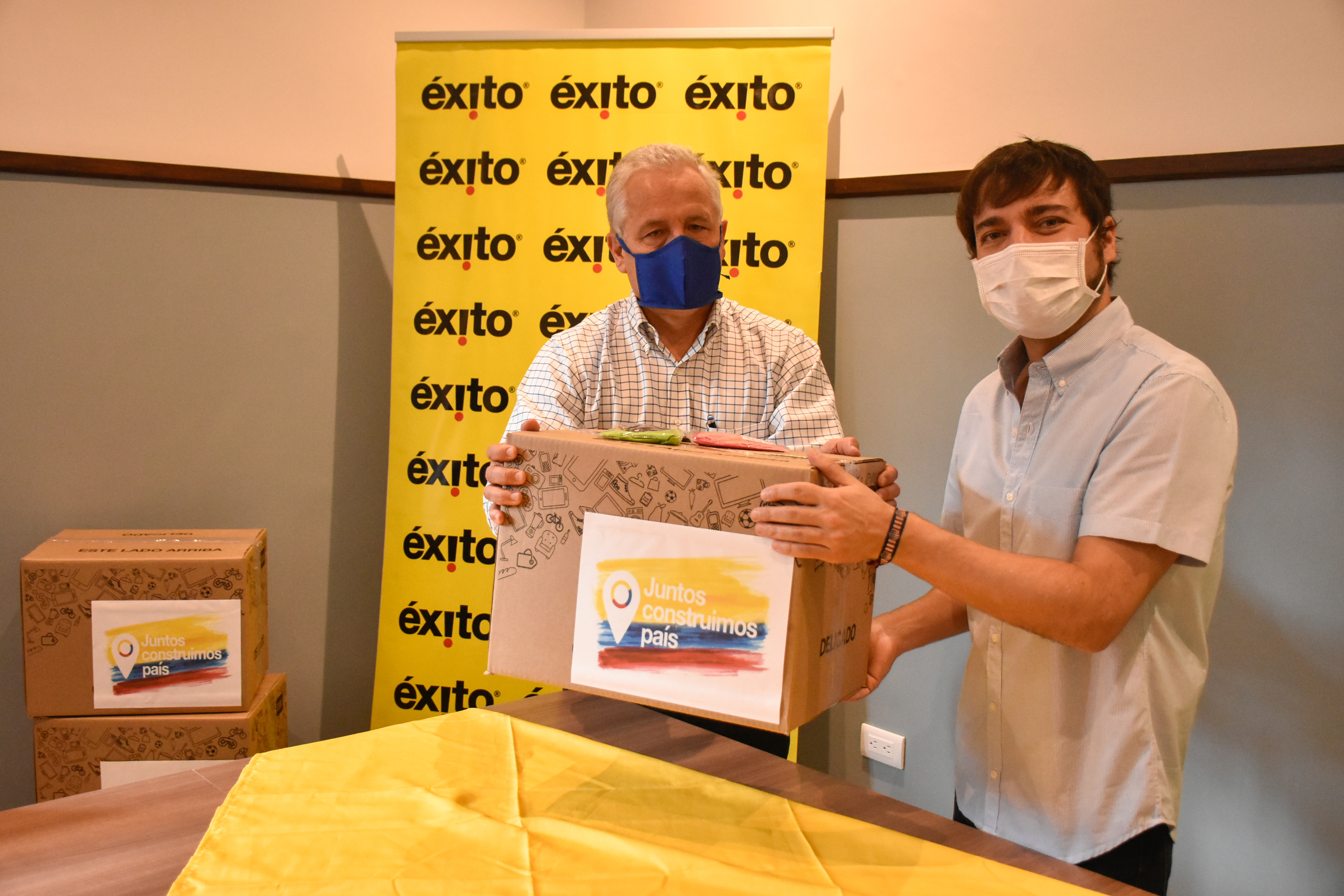 @Grupo_Éxito y @GrupoProcaps se suman al apoyo solidario para proteger a los barranquilleros y contener el COVID-19