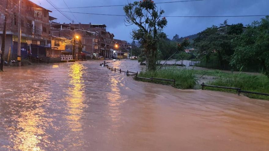 Fuertes lluvias dejaron emergencia en Donmatías, Antioquia