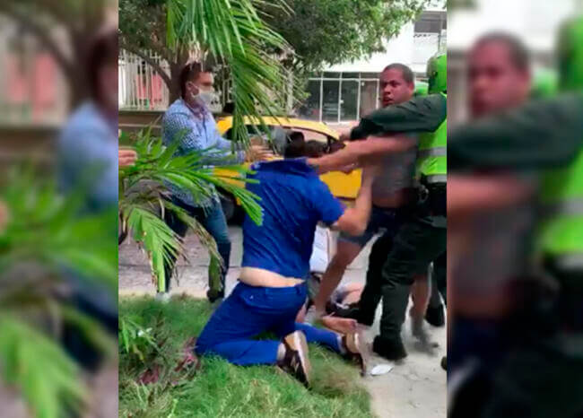 Video previo a la agresión al médico en Barranquilla muestra otra versión de los hechos