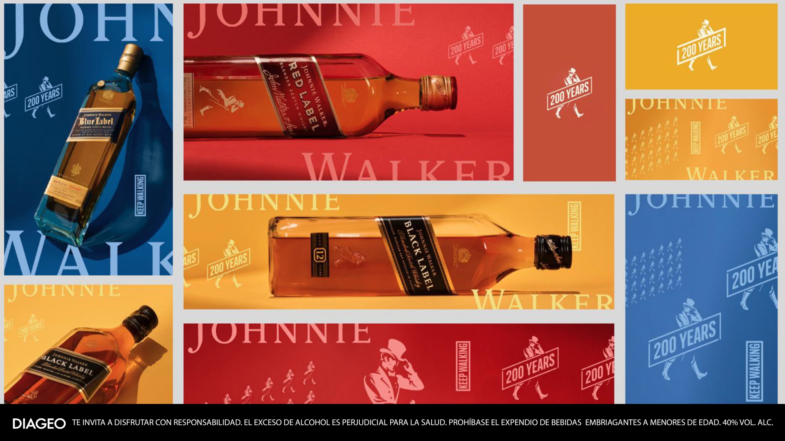 Johnnie Walker cumple 200 años caminando hacia adelante y así será su celebración  @johnniewalker_