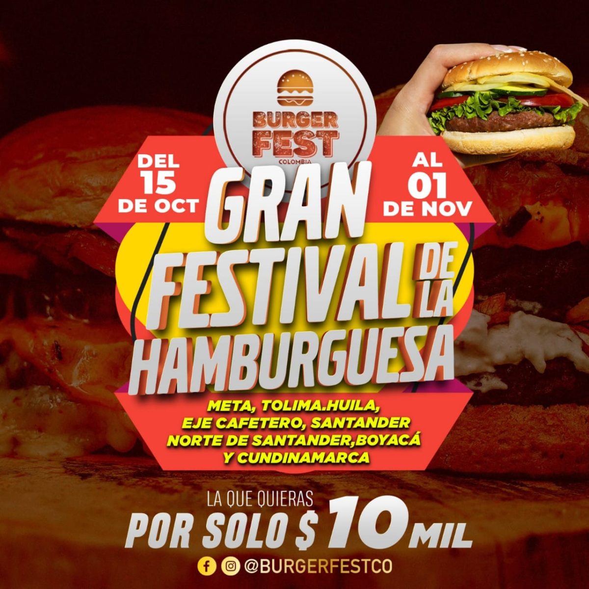 Quicktendr App presenta su alianza con el Burgerfest, el festival de hamburguesas más grande de Colombia
