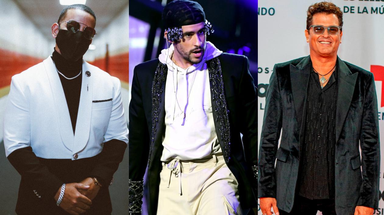 Daddy Yankee y Bad Bunny, los más premiados en Latin Billboard: Carlos Vives, al Salón de la Fama