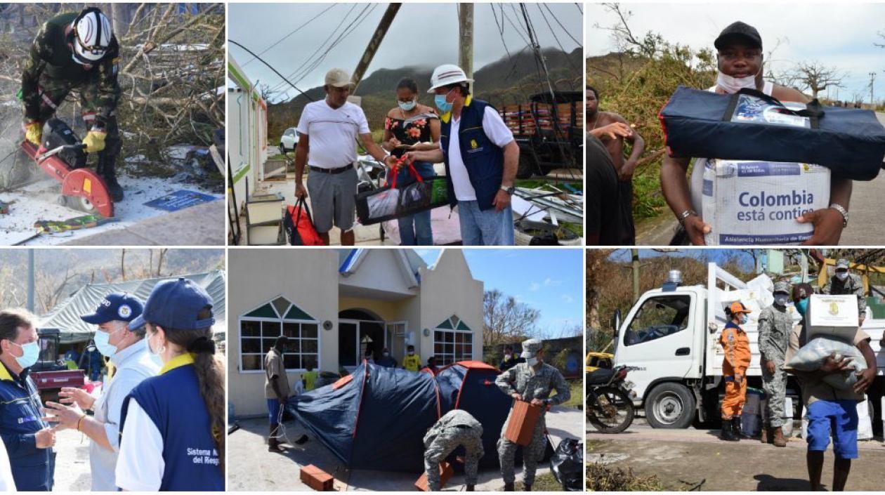 Atención permanente a los afectados por Iota en isla de Providencia