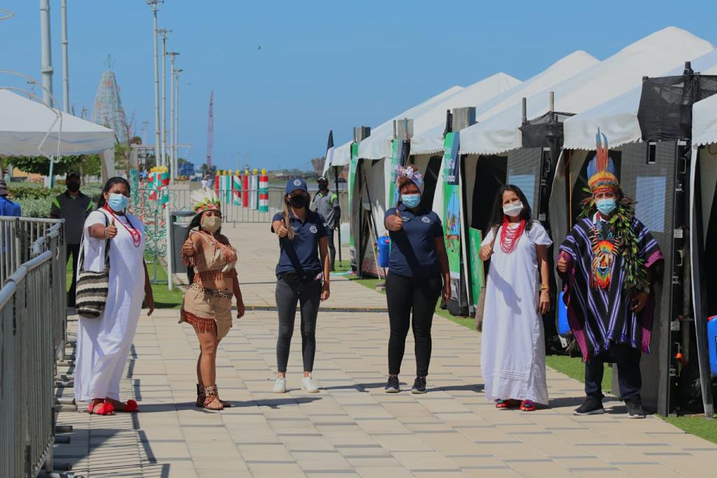 Los Juegos Tradicionales y Ancestrales de las comunidades étnicas se tomaron el Gran Malecón
