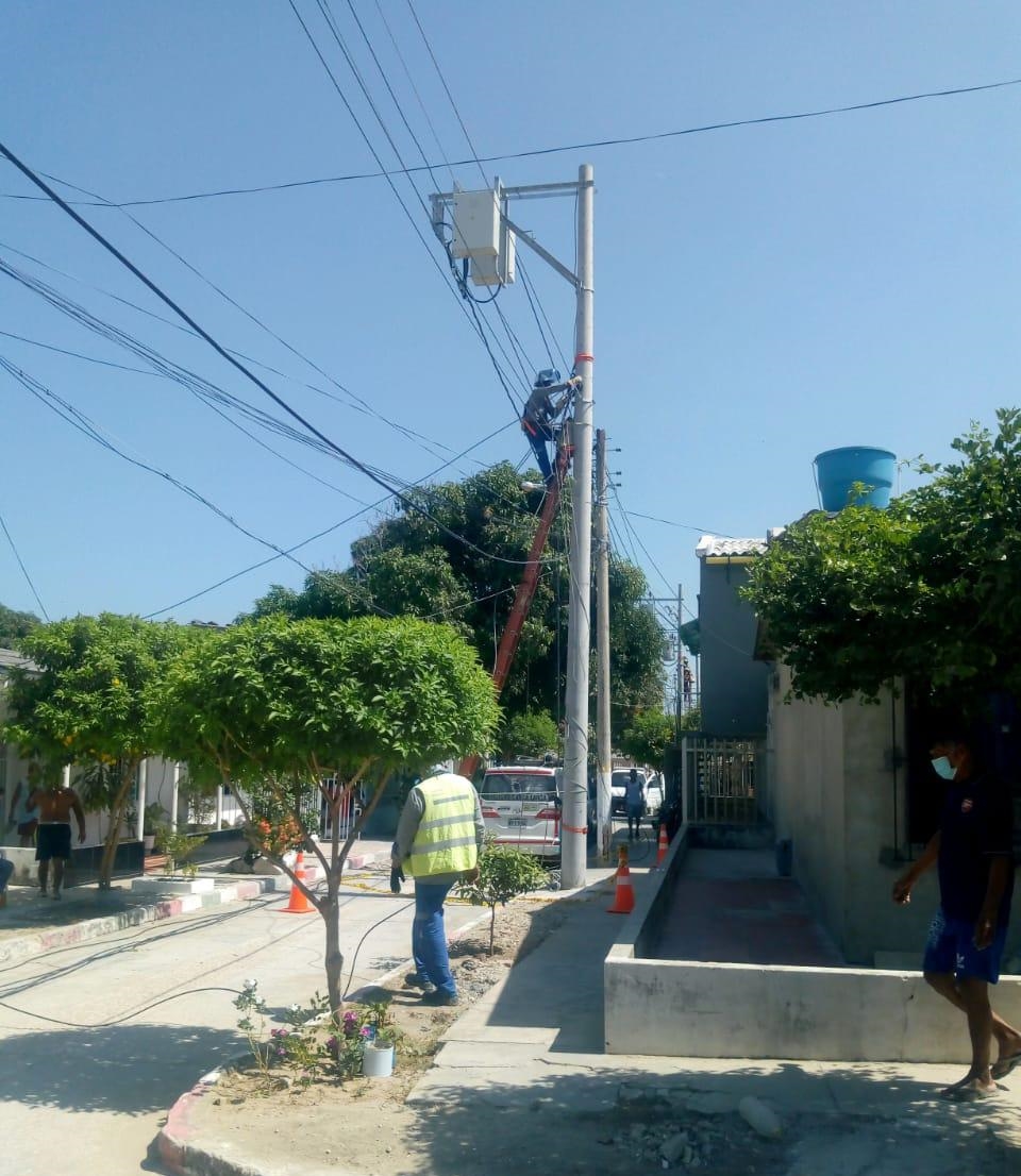 Avanza proyecto de mejora eléctrica  en el barrio Concord de Malambo – @Aire_Energia