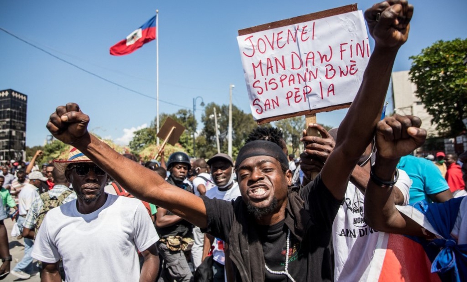 Manifestaciones en Haití denuncia peligro de una nueva dictadura