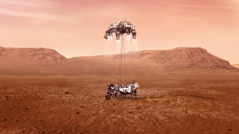 Rover Perseverance de la Nasa aterrizó exitosamente en Marte 