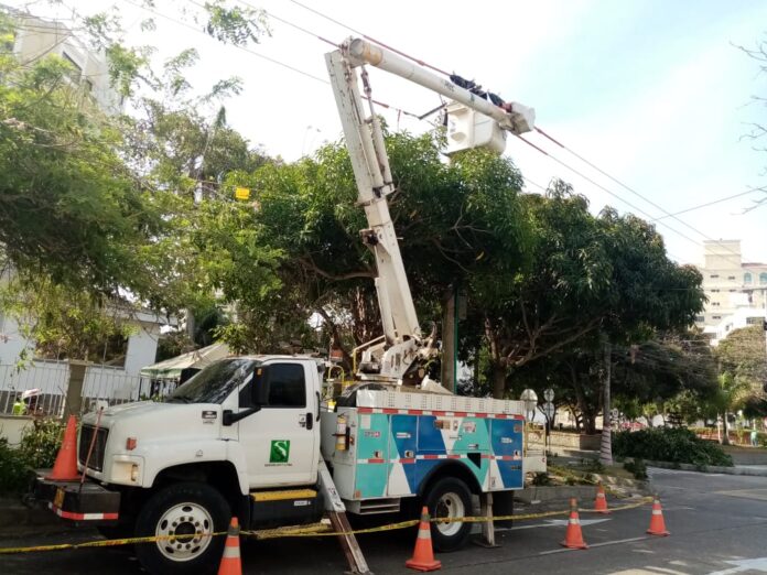 Avanza mejora eléctrica en 5 barrios del norte de Barranquilla – @aire_energia
