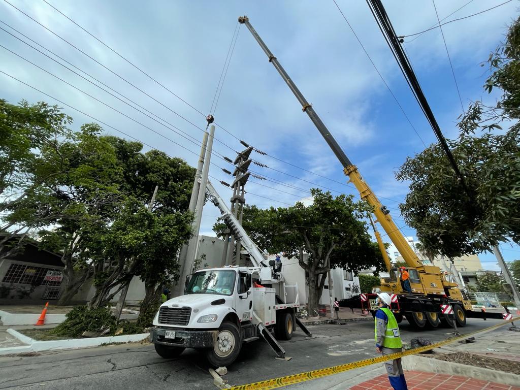 Este martes 1 de junio obras de mejora eléctrica en los barrios San José,  El Carmen y Montes – @aire_energia
