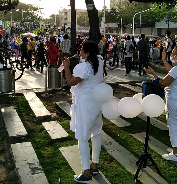 Grupos cristianos se reunieron en la Plaza de la Paz pidiendo reconciliación y perdón en Colombia
