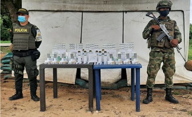 Polfa y el Ejercito Nacional incautan más de 6 mil unidades de medicamentos de uso institucional