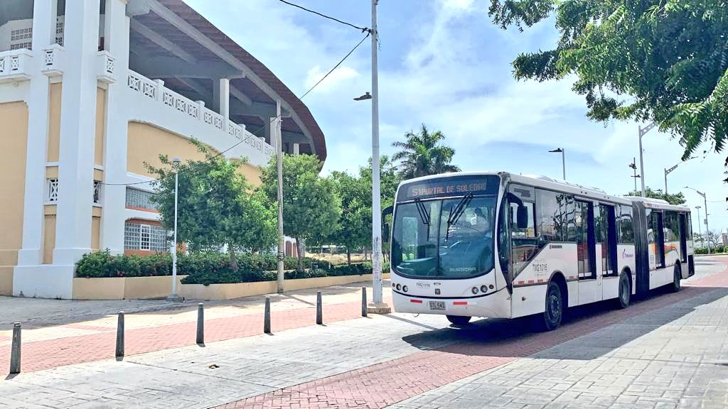 Nueva ruta y horarios para el Transmetro en Barranquilla