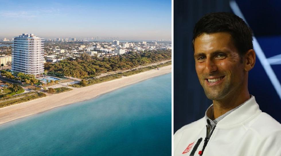 Djokovic vendió por $6 millones su apartamento en Miami Beach