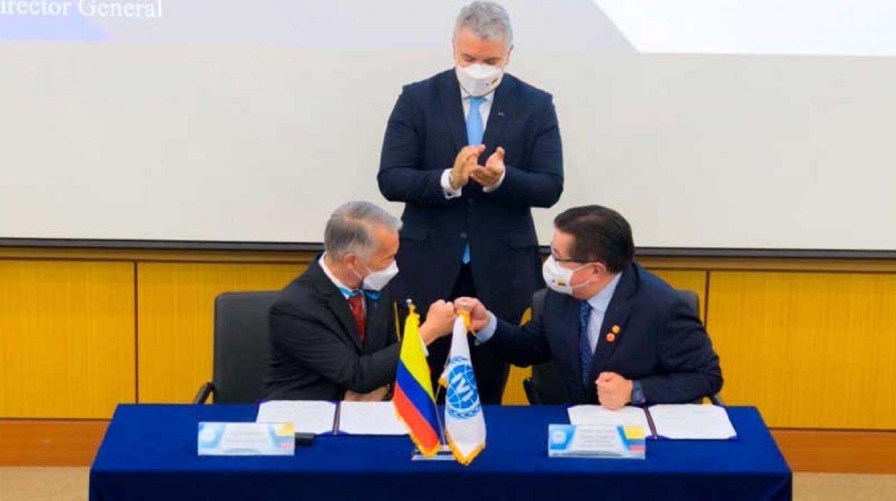 Presidente Duque oficializó la adhesión de Colombia al Instituto de Vacunas de las Naciones Unidas
