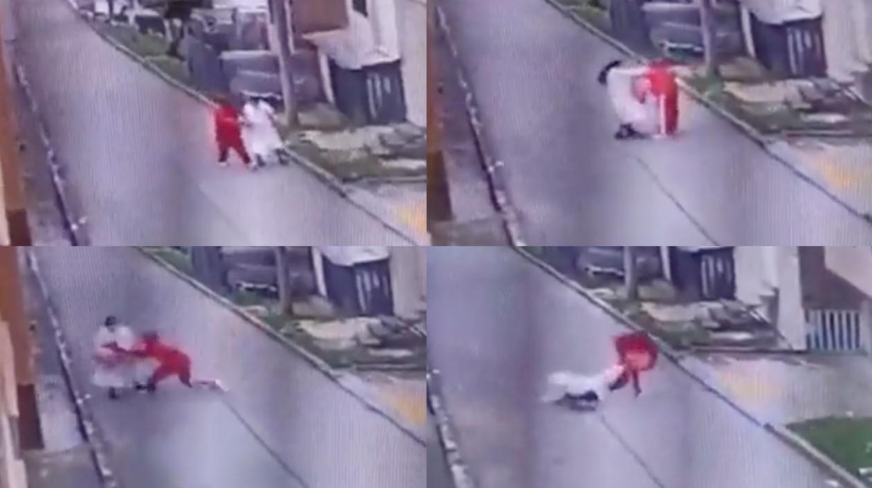 Ladrón atracó a monja y la arrastró por el suelo en Bogotá