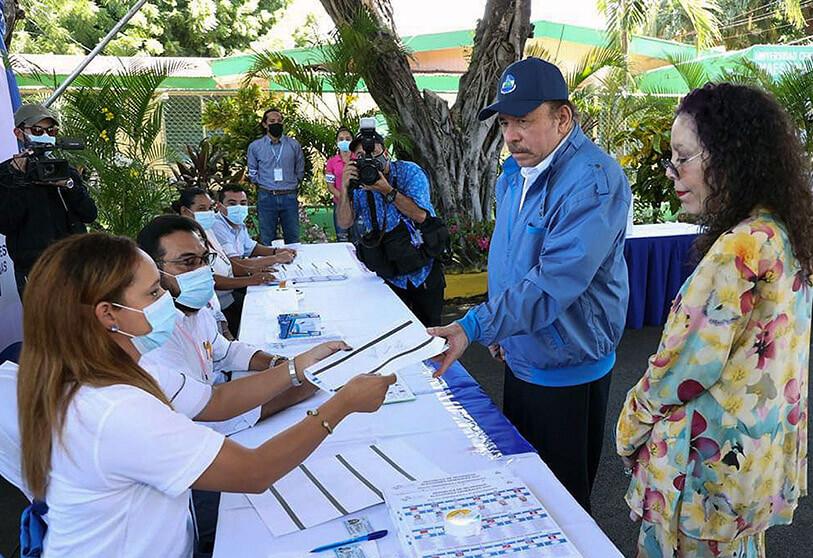 Nicaragua: Daniel Ortega es reelegido con un 75% de los votos