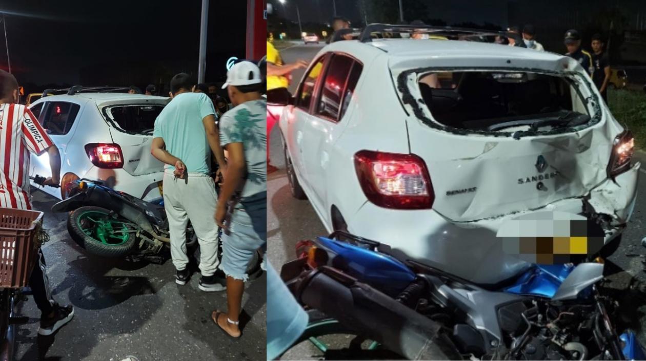 Colisión de moto con vehículo en La Cordialidad dejó un muerto y un herido