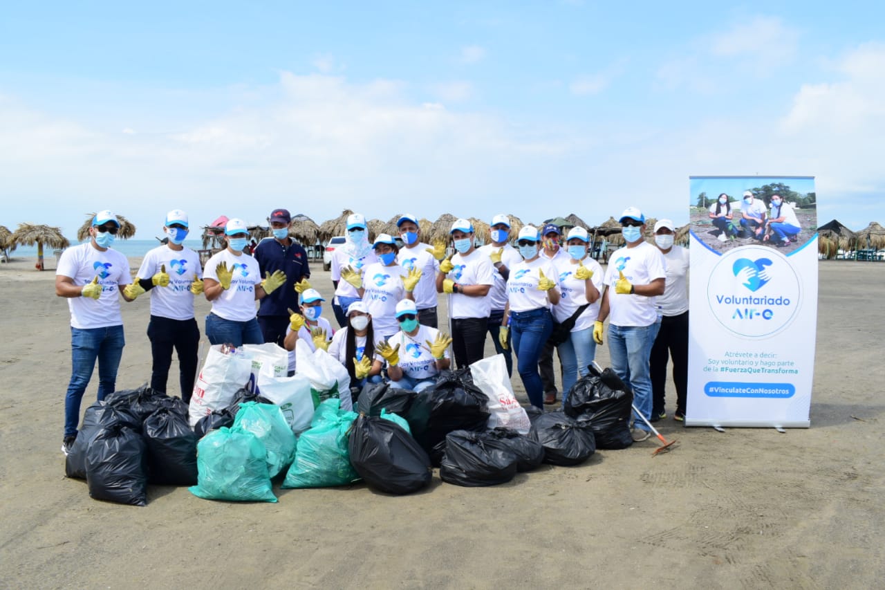 Air-e lideró jornada de limpieza en el sector de Miramar en Puerto Colombia – @aire_energia