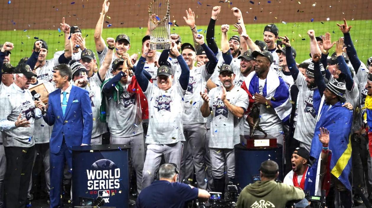 Los Bravos de Atlanta se coronaron campeones de la Serie Mundial después de 26 años