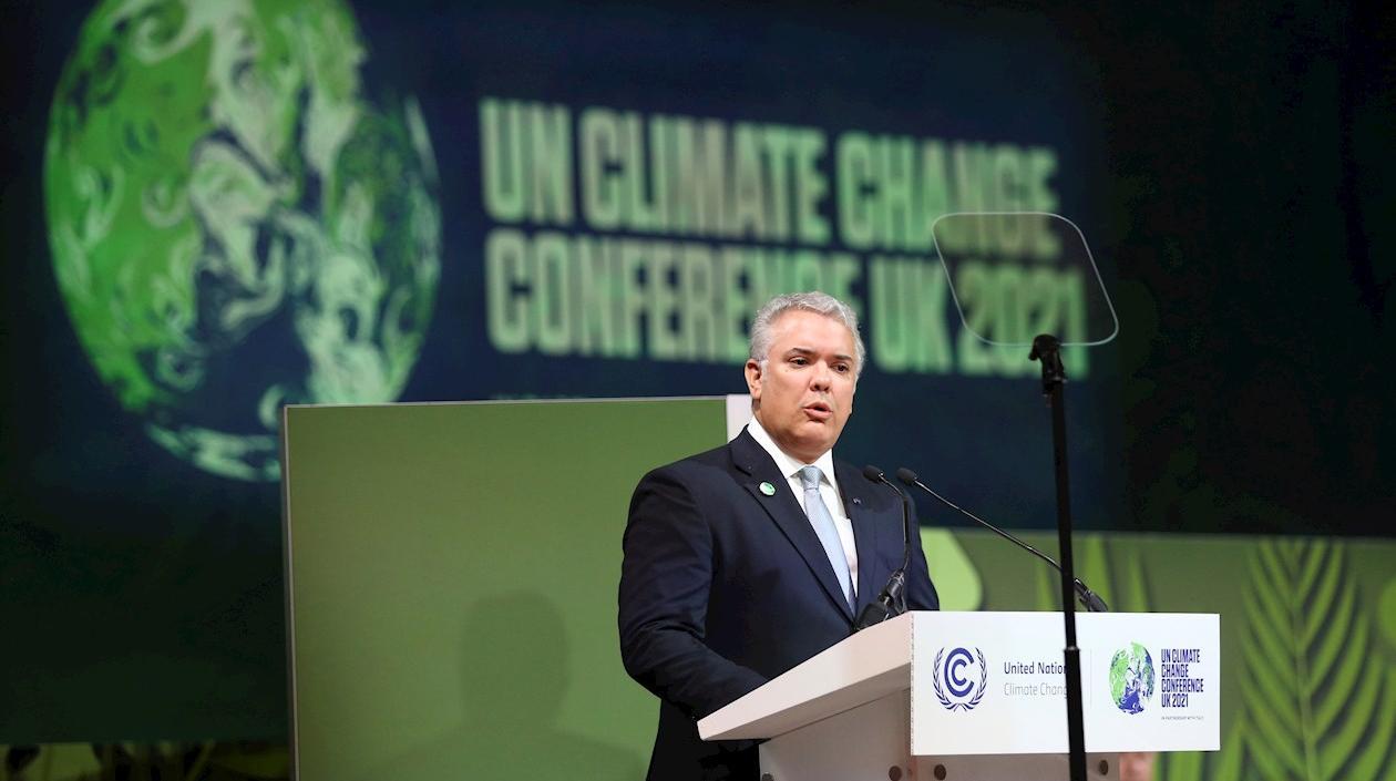 Presidente de Colombia puntualizó que el cambio climático es el mayor reto «de nuestra existencia»