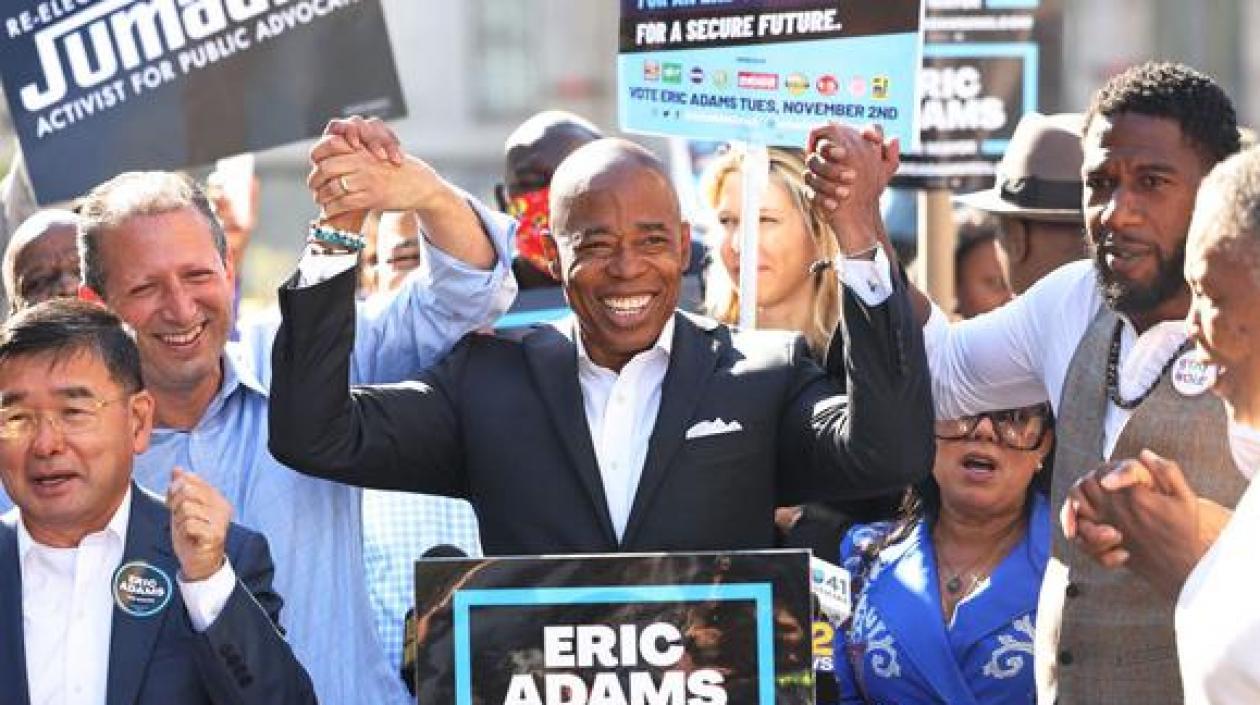 El demócrata Eric Adams arrolla en las elecciones a la Alcaldía de Nueva York