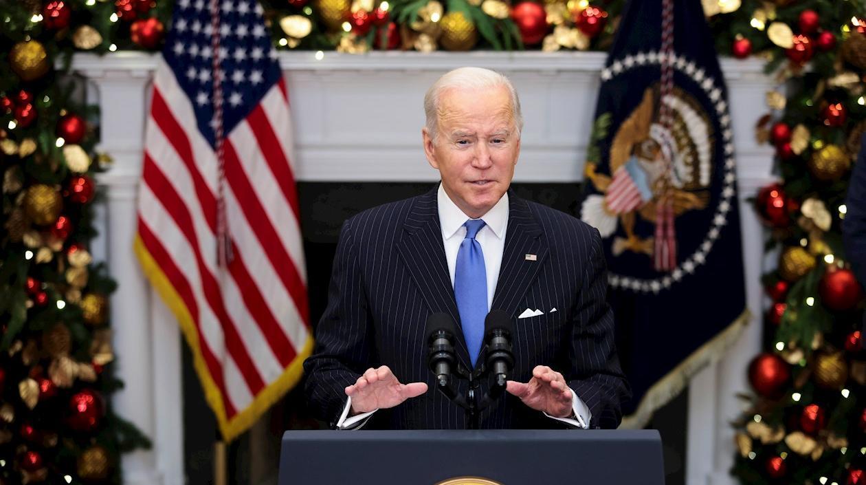 Joe Biden: «Nueva variante de Covid-19 es motivo de preocupación, pero no de pánico»