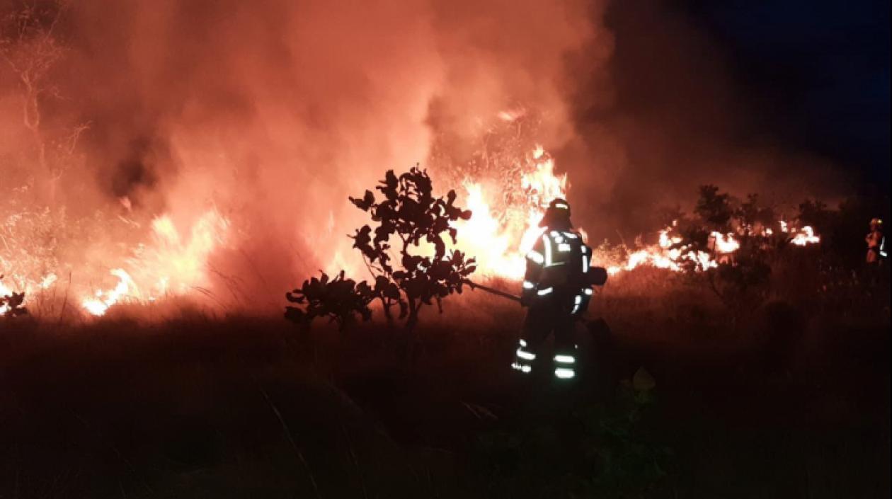 30 mil hectáreas arrasadas en 10 días de incendio en el Parque Nacional El Tuparro